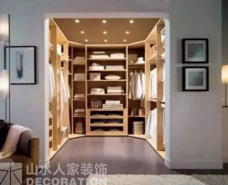 【山水人家裝飾】女人既然有了書房，為什么不能有衣帽間？