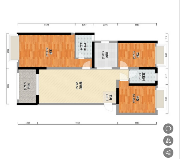 武漢保利和光晨樾115平戶型的裝修設(shè)計(jì)方案 武漢保利和光晨樾115平戶型的裝修設(shè)計(jì)方案