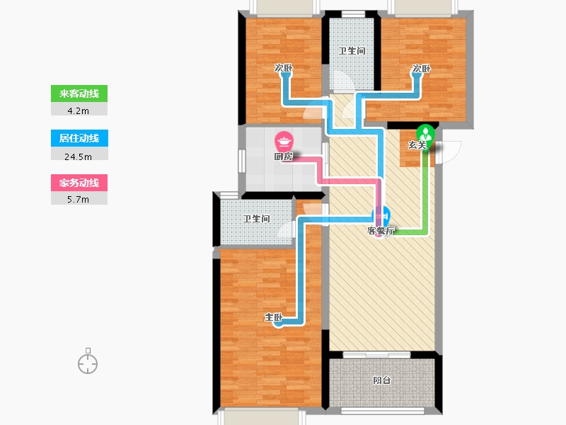 保利和光晨樾115平戶型動(dòng)靜線 保利和光晨樾115平戶型動(dòng)靜線