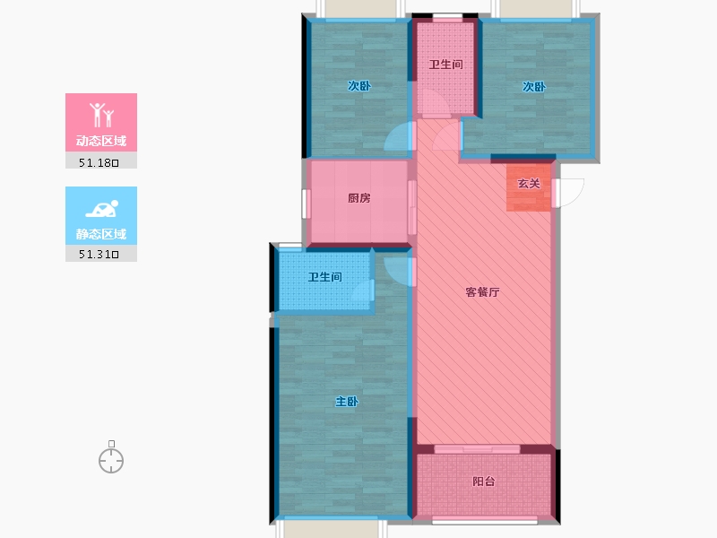 保利和光晨樾115平戶型動(dòng)靜分區(qū) 保利和光晨樾115平戶型動(dòng)靜分區(qū)